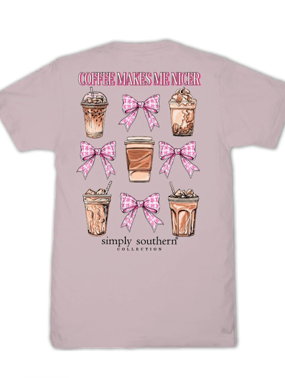 Various Sizes-Simply Southern Coffee Nicer Driftwood SS Tee-NWT